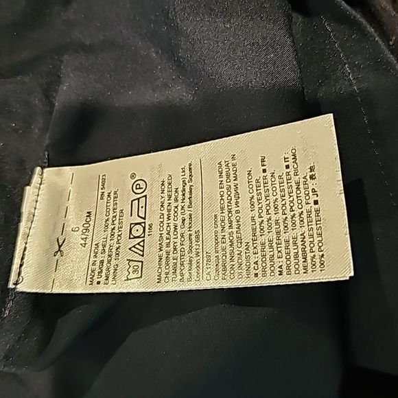 Banana Republic Navy Embroidered Jacquard Dress size 6 - Picture 7 of 7